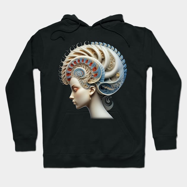 Alien Woman Hoodie by Urban Archeology Shop Gallery